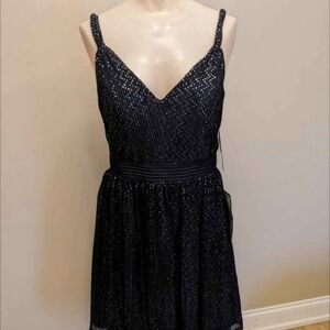 Sparkling Midnight Mini Dress
